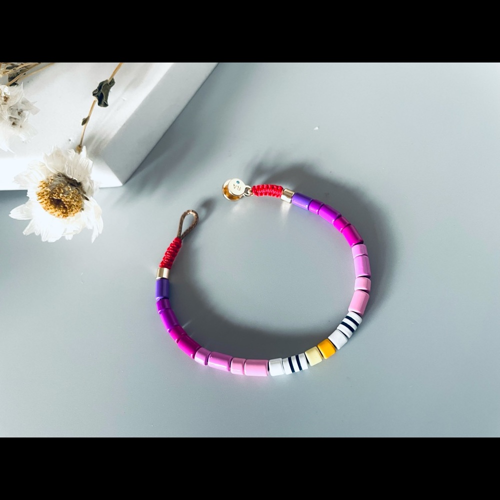 ROXANNE ASSOULIN Color Therapy U-Tube Bracelet Purple Size Of Medium - Picture 5 of 6